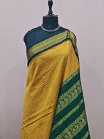 Light yellow Kalyani cotton saree 1