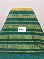 Light yellow Kalyani cotton saree Pallu