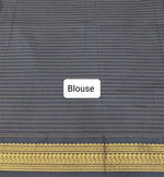 Light black Kalyani cotton saree Blouse