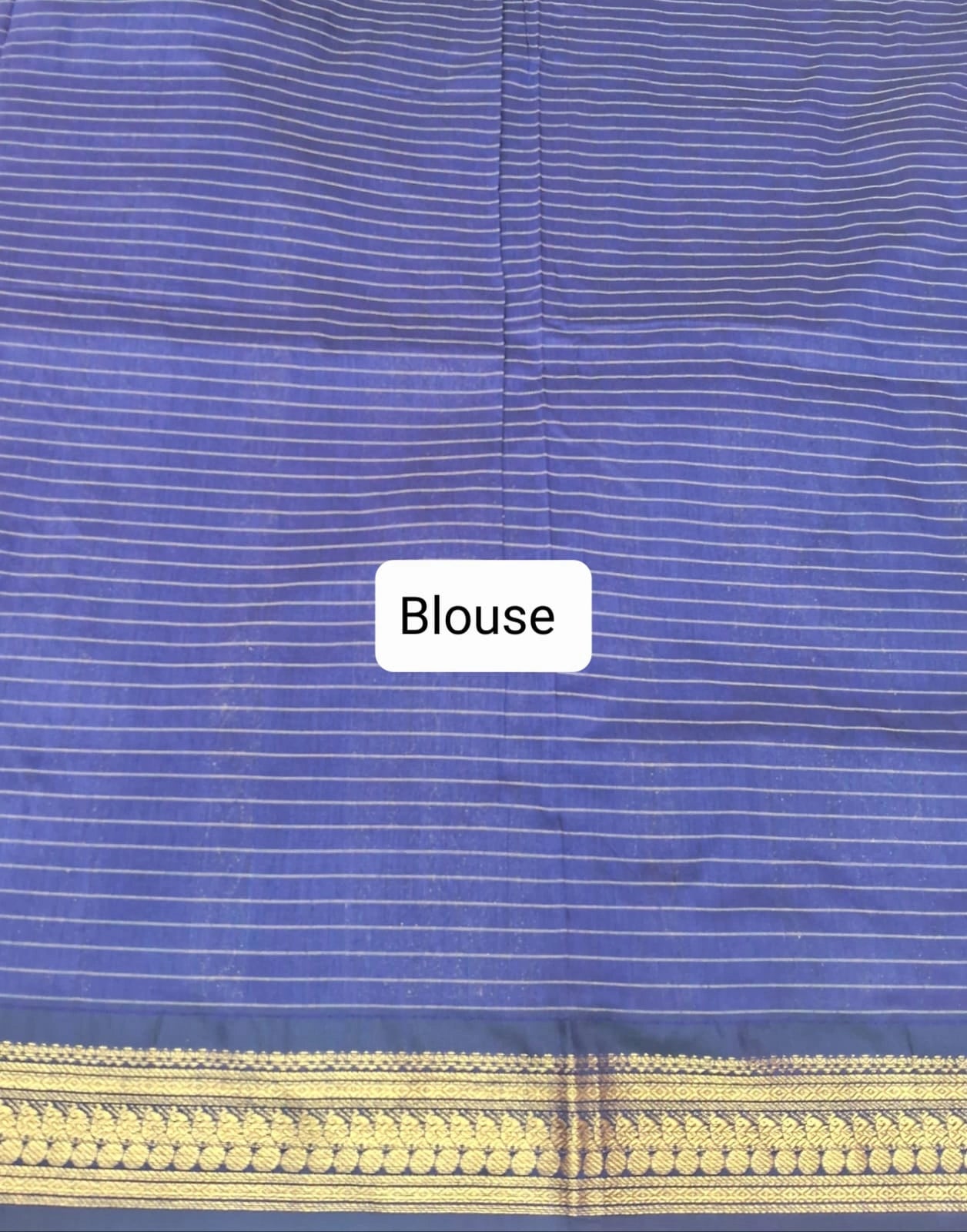 Mustard orange Kalyani cotton saree Blouse
