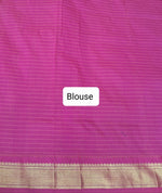 Mango yellow Kalyani cotton saree Blouse