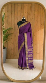Wine Pure Kalyani Cotton Saree 