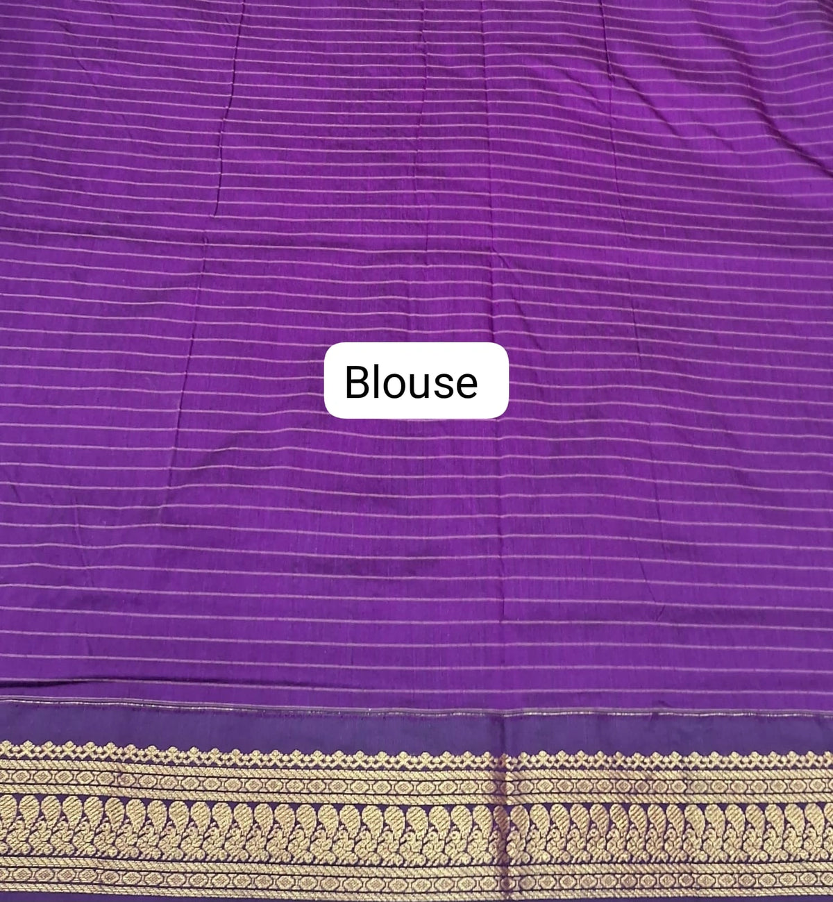 Wine Pure Kalyani Cotton Saree blouse