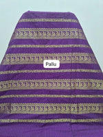 Wine Pure Kalyani Cotton Saree pallu