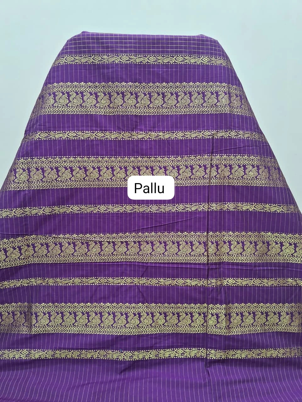 Wine Pure Kalyani Cotton Saree pallu