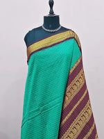 Sea Green Kalyani Cotton Saree 1