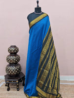 Pure Royal Blue Kalyani Cotton Saree 