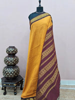 Mango Yellow Kalyani Cotton Saree 