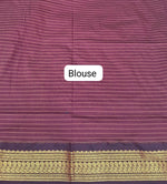Mango Yellow Kalyani Cotton Saree blouse