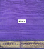 Lavender Kalyani Cotton Saree blouse