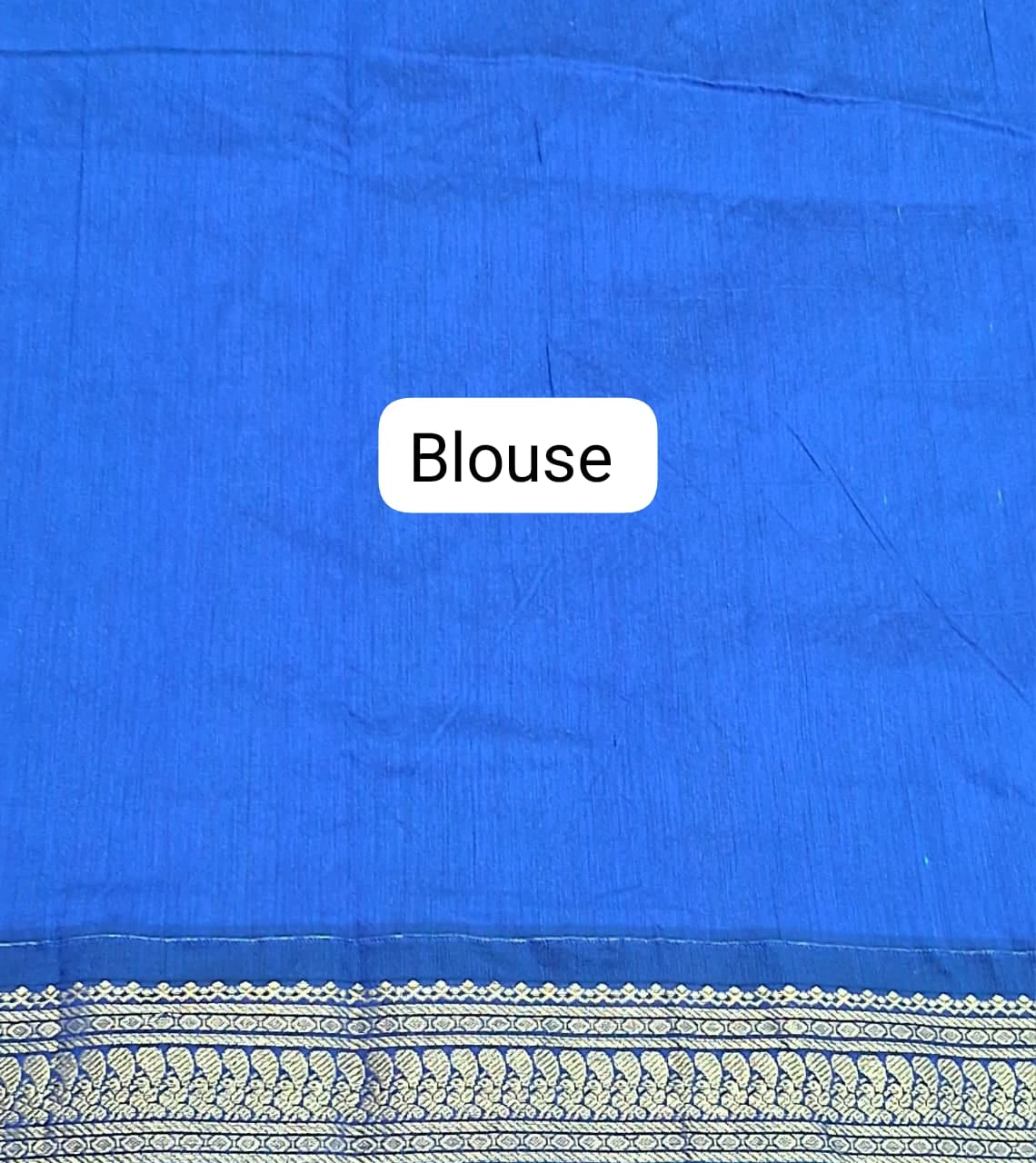 Onion Pink Kalyani Cotton Saree blouse