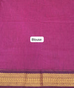 Baby Blue Kalyani Cotton Saree Blouse