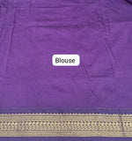 Light Lavender Kalyani Cotton Saree Blouse