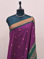 Dark Wine Kalyani Cotton Saree 1