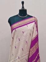 Beige Kalyani Cotton Saree 1