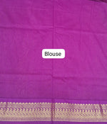 Beige Kalyani Cotton Saree blouse