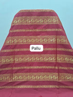 Beige Pure Kalyani Cotton Saree Pallu