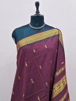 Maroon Kalyani Cotton Saree 1