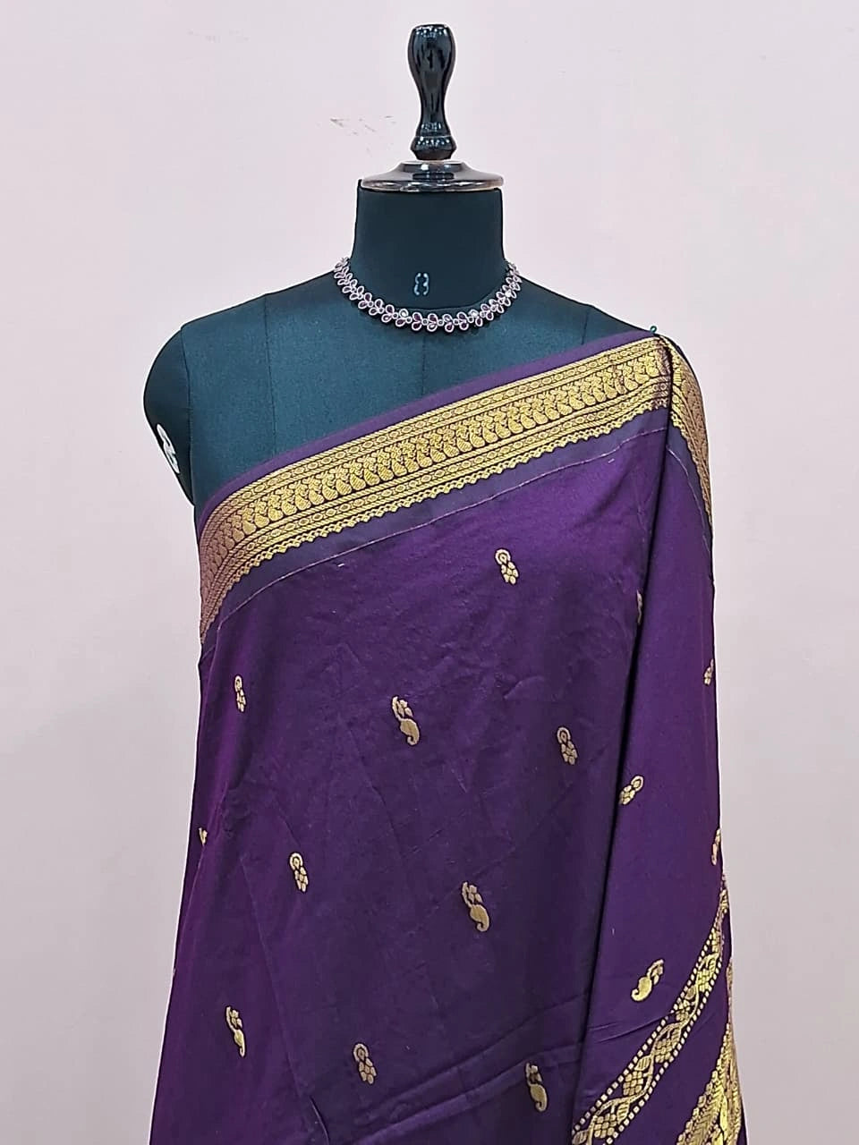 Maroon Kalyani Cotton Saree 1