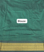 Royal Blue Kalyani Cotton Saree Blouse