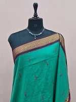 Sea Green Kalyani Cotton Saree 1