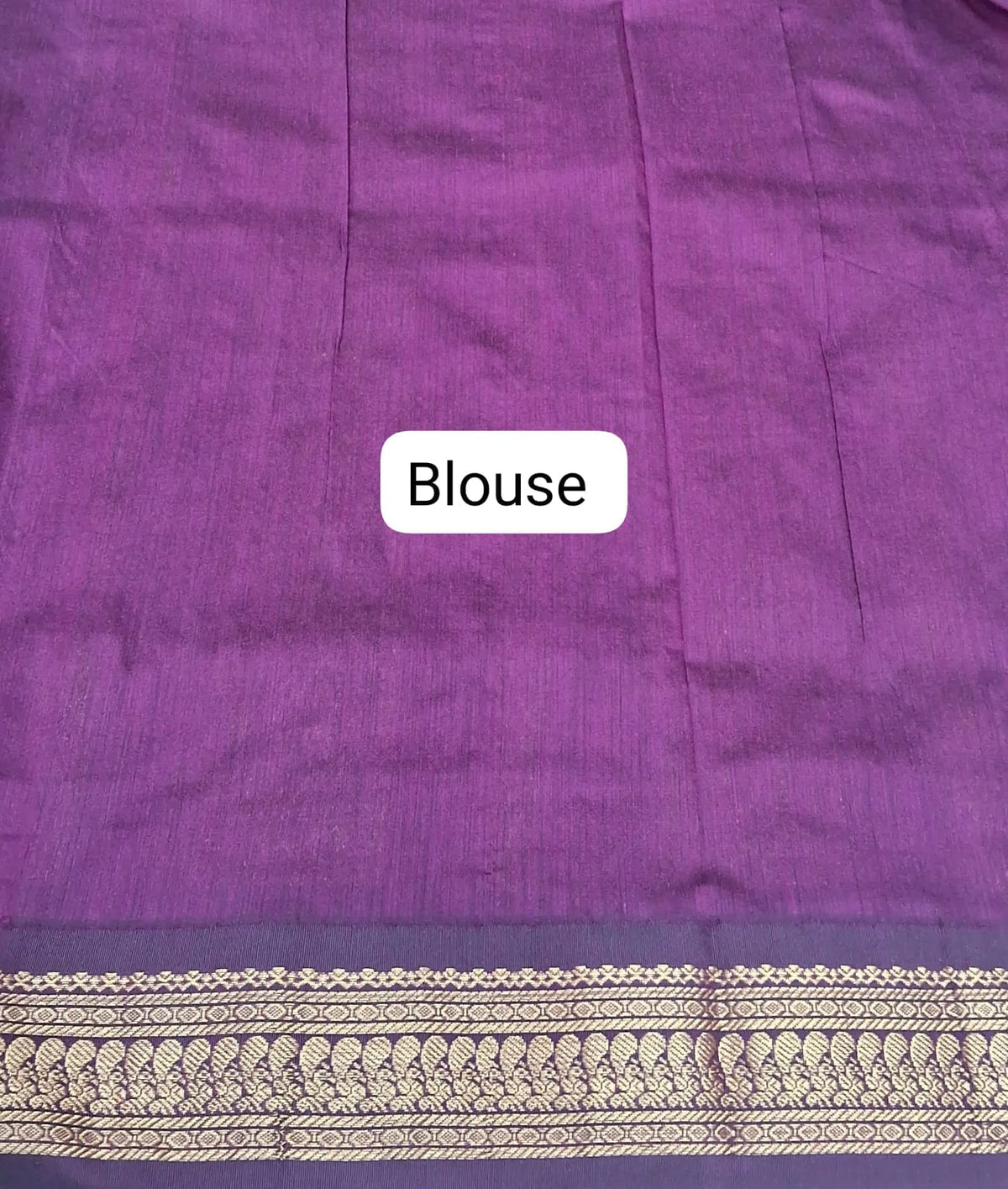Sea Green Kalyani Cotton Saree Blouse