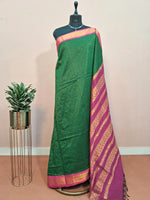 Green Kalyani Cotton Saree 