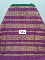 Green Kalyani Cotton Saree pallu