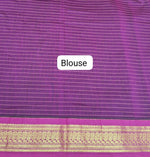 Light Leaf Green Kalyani Cotton Saree blouse