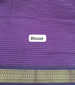 Dark Beige Kalyani Cotton Saree blouse