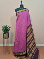Pink Kalyani Cotton Saree 