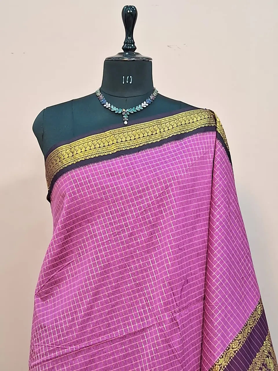 Pink Kalyani Cotton Saree 1