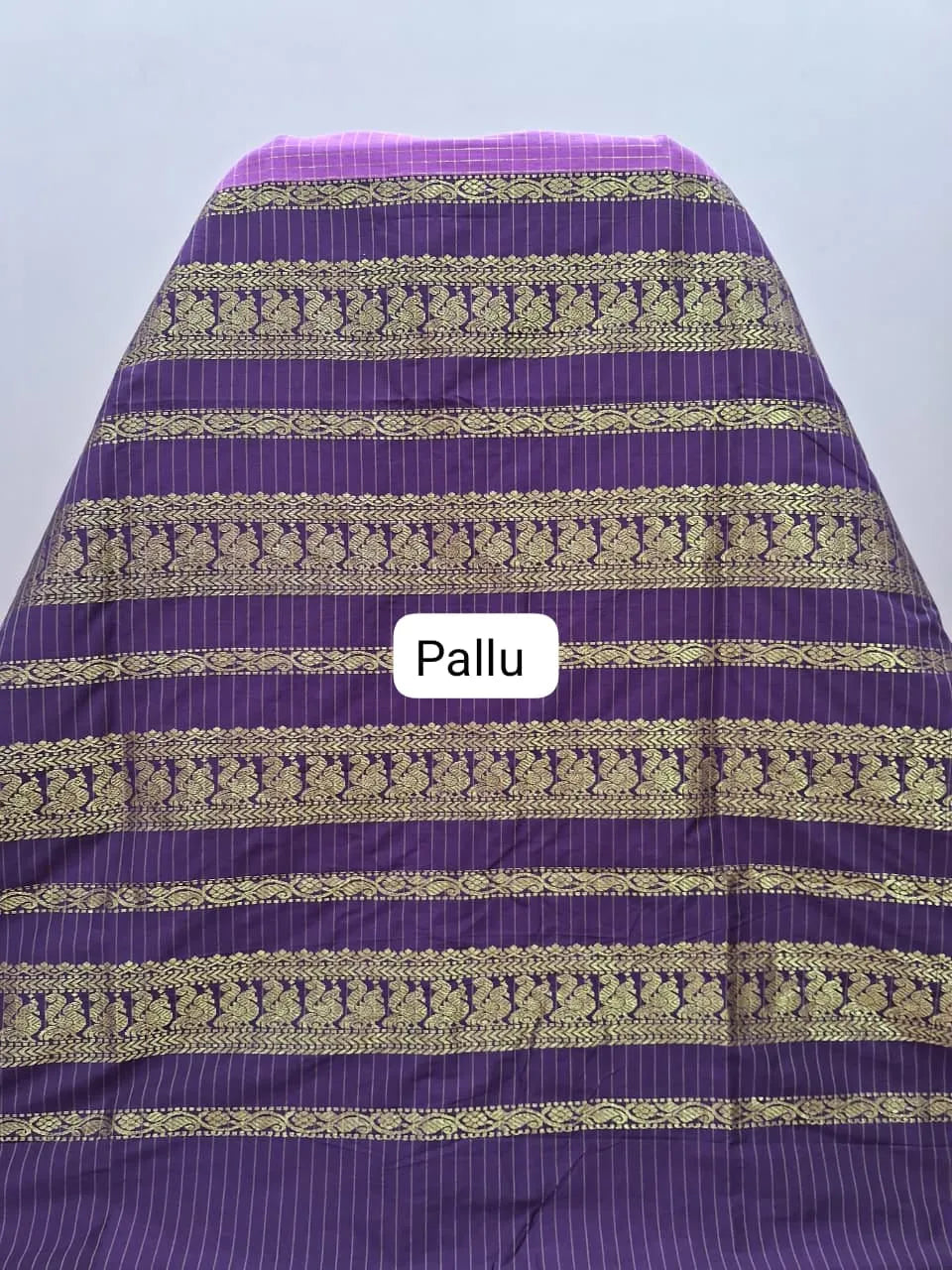 Pink Kalyani Cotton Saree pallu