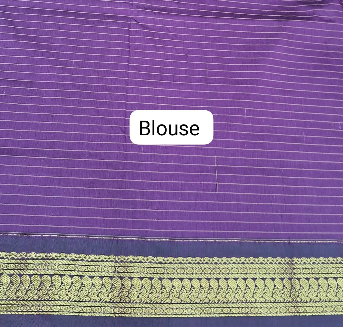 Pink Kalyani Cotton Saree blouse