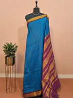 Navy Blue Kalyani Cotton Saree 
