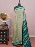 Light Pista Green Kalyani Cotton Saree 