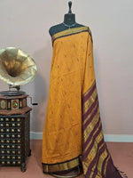 Yellow Kalyani Cotton Saree 