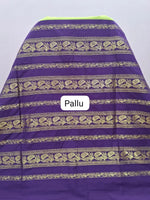 Lemon Green Kalyani Cotton Saree pallu