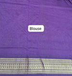 Lemon Green Kalyani Cotton Saree blouse