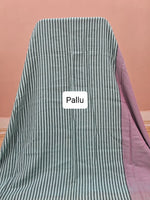 Onion Pink Mulmul Cotton Saree Pallu