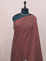 Brown Mulmul Cotton Saree 1