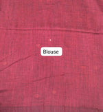 Black Mulmul Cotton Saree Blouse