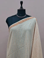 Cream Mulmul Cotton Saree 1