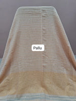 Cream Mulmul Cotton Saree Pallu