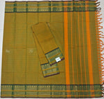Citron Green Kanchi cotton dress material