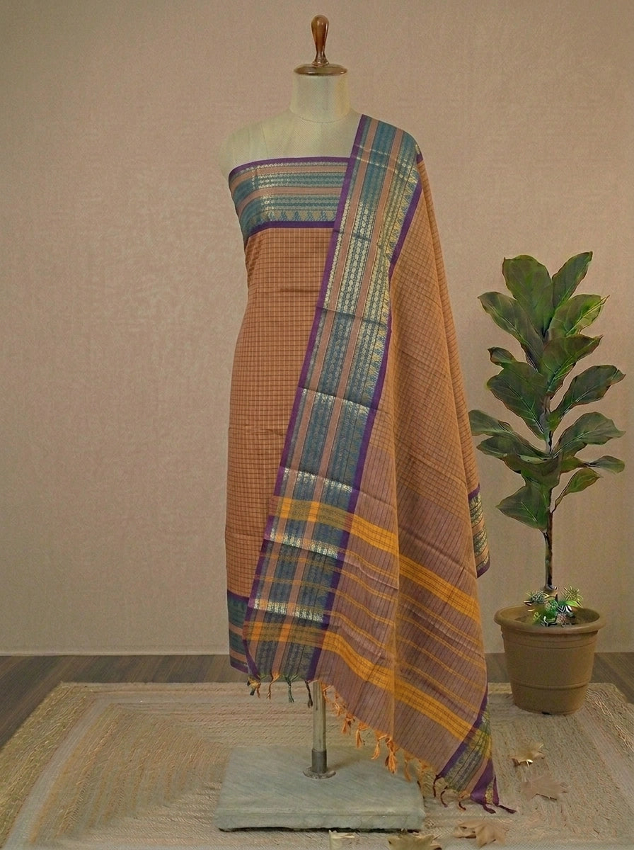 Dual Shade Kanchi cotton dress material