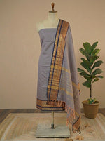 Pure Grey Kanchi Cotton Dress Material at best price 