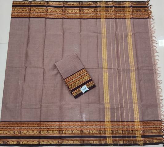 Sand Brown Kanchi Cotton Top
