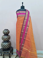 Orange plain Kanchi Cotton Dress Material