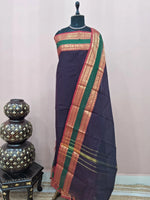 Deep Blue plain Kanchi Cotton Dress Material